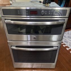 GE Electric Oven And Microwave