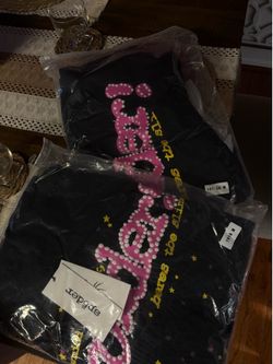 Sp5der Hoodie and Sweatpants