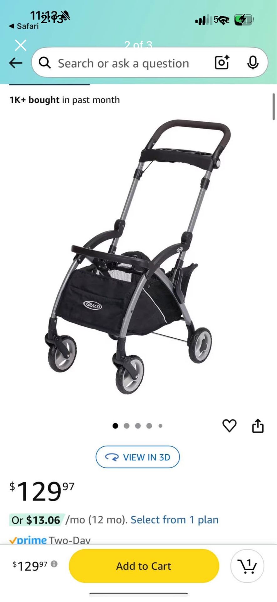 Graco Snug Ride Elite Car Seat Carrier