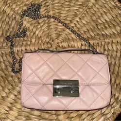 Pink Michael Kors Chain Bag