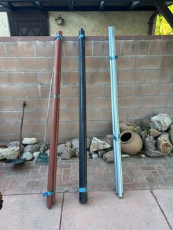 Chain link fence posts