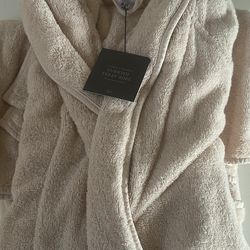 Pink Restoration Hardware Turkish Terry Robe