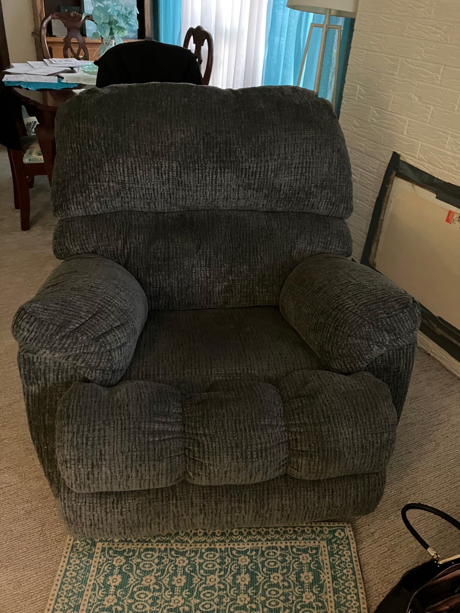 Grey Recliner 