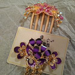 Hair Clip And Hair Comb 