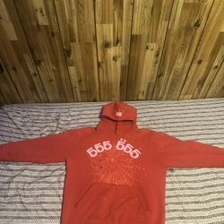 Spider Hoodie 555 Red
