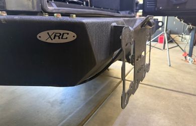 (Universal) (STEEL/POWDER COATED)  REAR LICENSE PLATE RELOCATION (BRACKET)