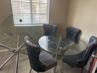 grey living room & dining room set