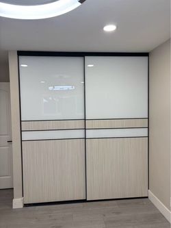 Custom closet door