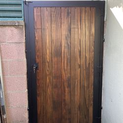 Wrought iron gates