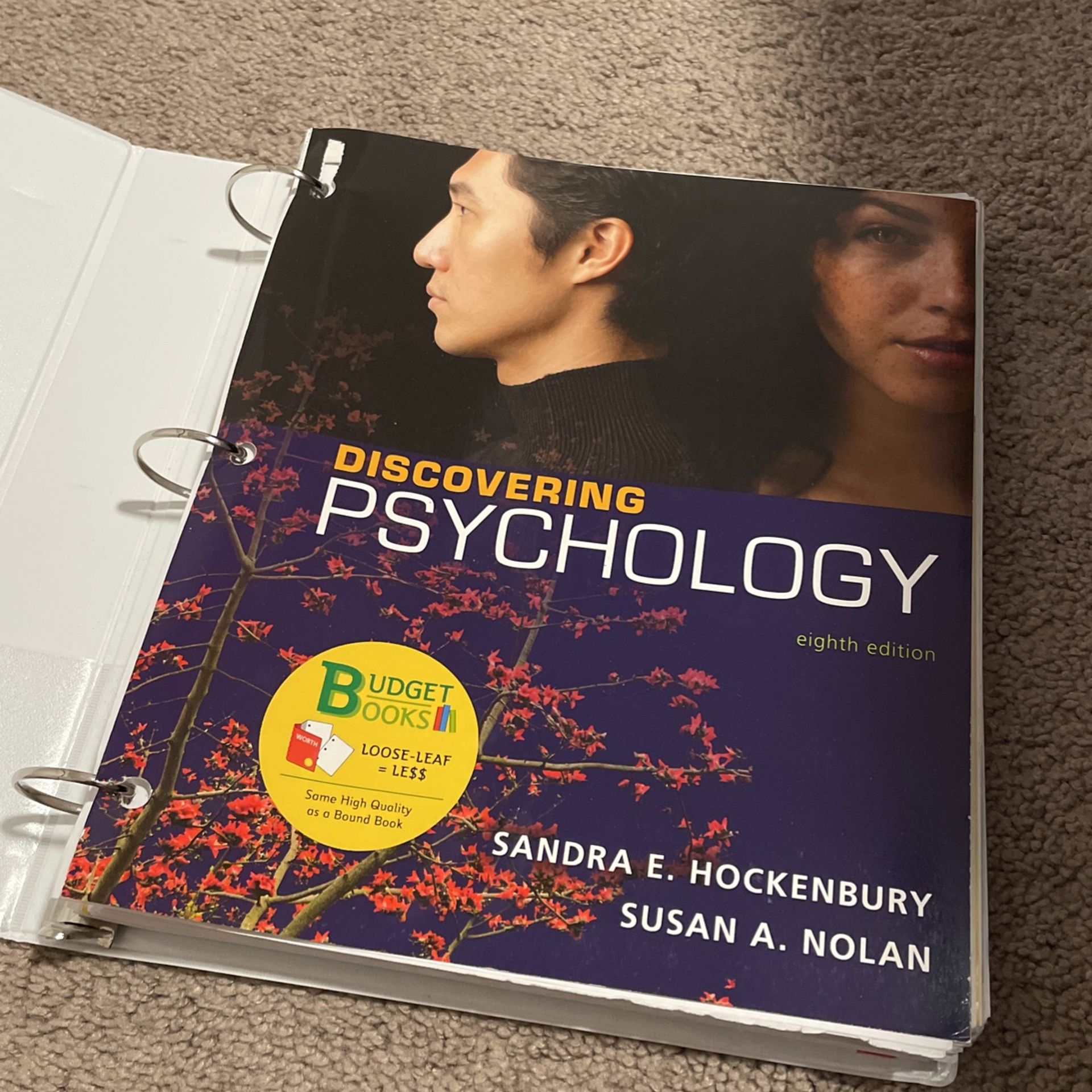 Discovering Psychology 8th edition Sandra Hockenbury & Susan Nolan