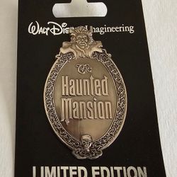 Haunted Mansion WDI Imagineering Plaque Pin Jumbo LE 300