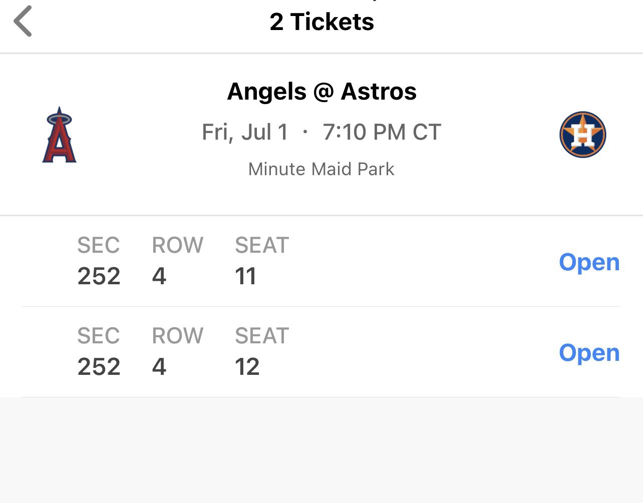 Astros Tickets 
