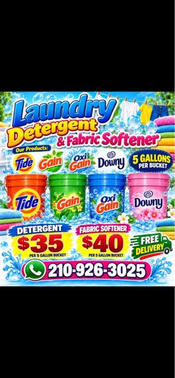 🧺 5-GALLON LAUNDRY DETERGENT & SOFTENER!