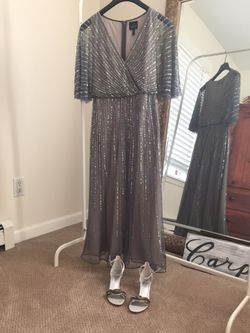 Formal Gown & Shoes by Adrianna Papel