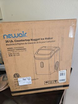 Brand new in box newair 26 lb per day ice maker