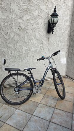 Bike with kids seat, lock and cover