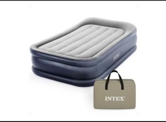 Intex twin size air mattress with built-in pump