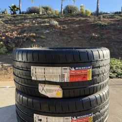 TWO BRAND NEW 245/35ZR21 Michelin Pilot Super Sport Tires 245-35-21 245 35 21