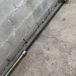 Cap The Beast Olympic Bar In Solid Condition Nice Quality Bar . Its in solid shape but does have rust. It retails for about $160
