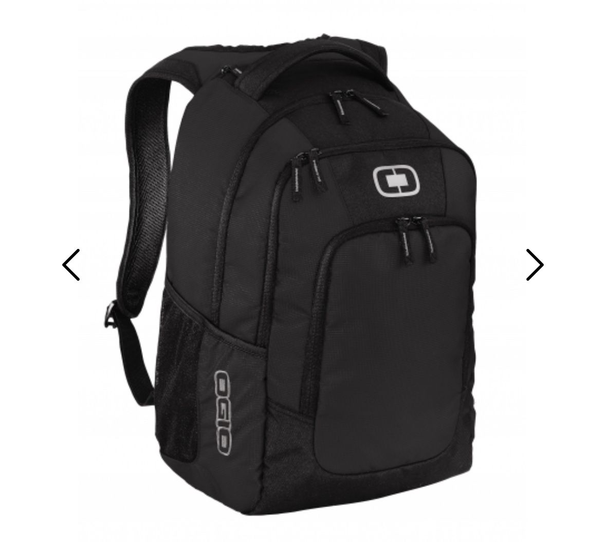 NWT OGIO PepsiCo Black Backpack inside and outside zippered laptop pocket