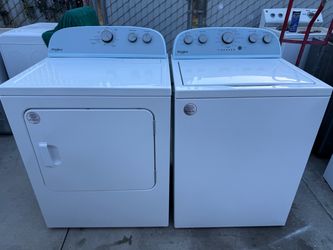 Like New Whirlpool Washer&Dryer $475 With Warranty