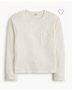 J. Crew Long-sleeve pocket tee
