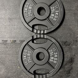 25 Lbs Olympic Plate Set Brand New