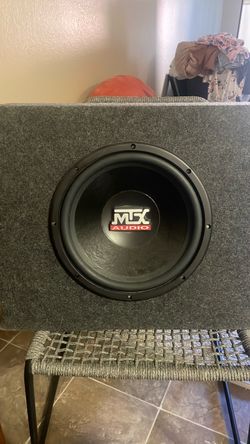 MTX Audio Subwoofer in Carpeted Enclosure