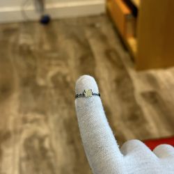 Yellow Diamond Solitaire Wedding Ring 