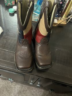 Durango, Texas Flag Kids Boots