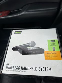 WIRELESS MIC NEW ( SHURE)