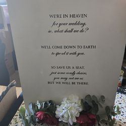 Memorial Wedding Sign