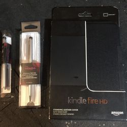 Kindle Fire HD 7” Case & two Styluses  $ 20 / all
