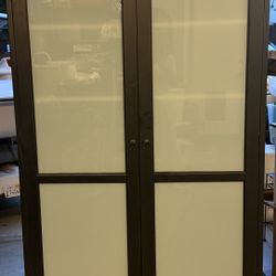  Modern Two-Tone Storage Cabinet – Beautiful & Functional!