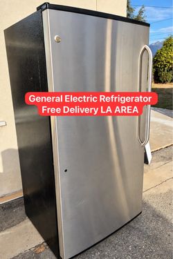 GE Stainless Steel Upright Refrigerator