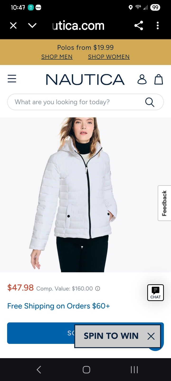 Brand New Female Nautica Jacket