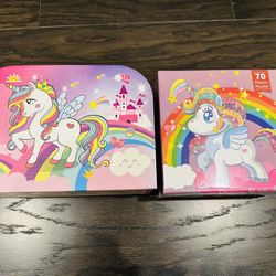 Unicorn Tea Set And Puzzle 