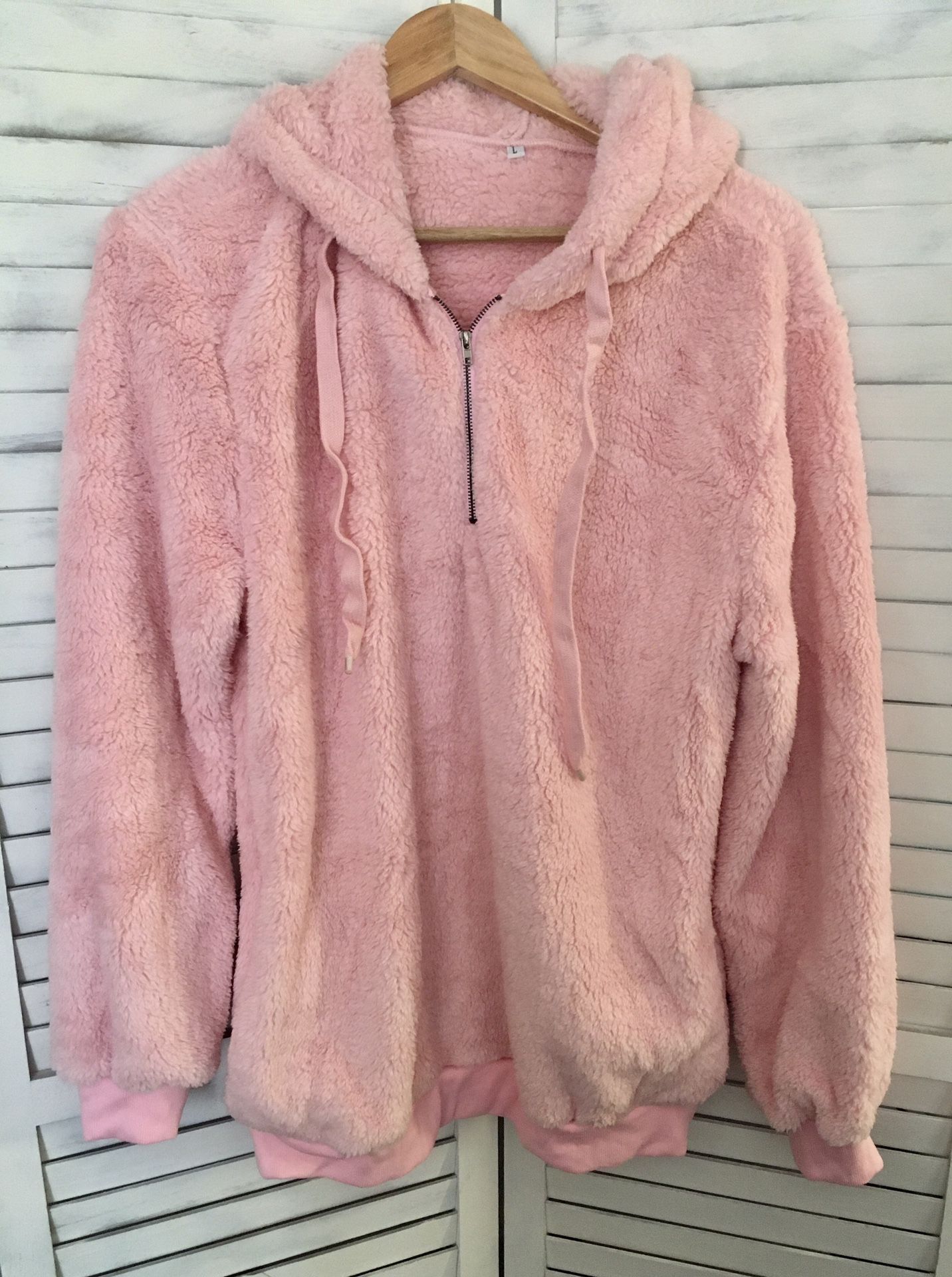 Pink Hoodie, Large