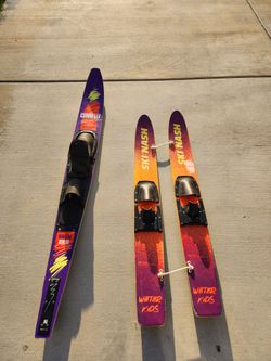 Water skis.
