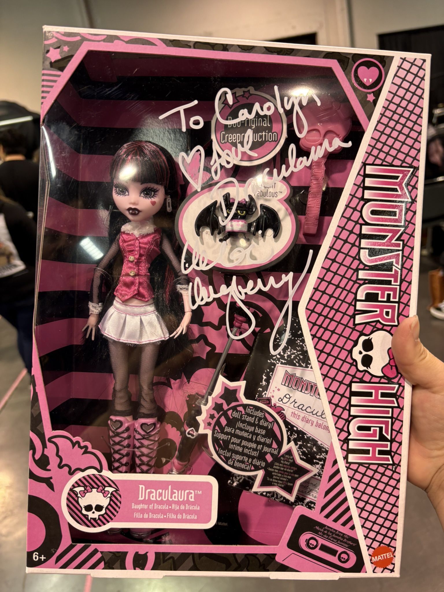 Signed 2024 Monster high Creepo Draculaura