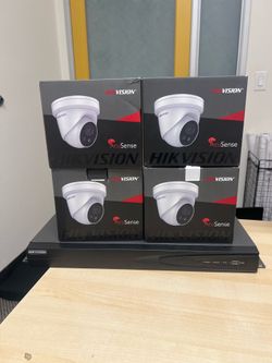 Hikvision PCI-T15F2S Network Cameras + NVR