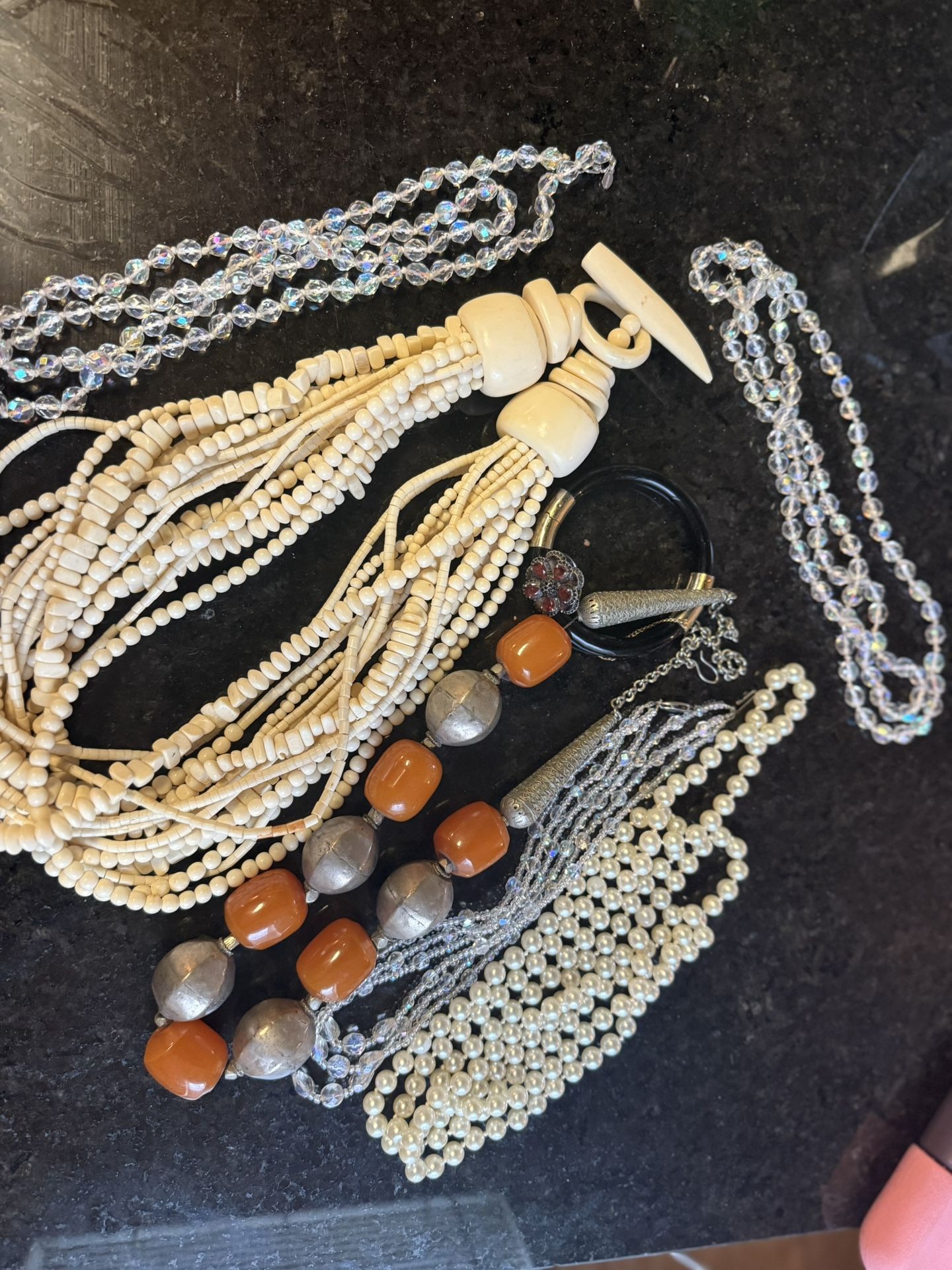 Vintage Lot If Jewelry Some Sterling Stone And More 