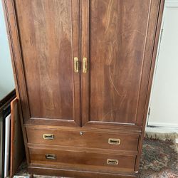 Beautiful Ethan Allen Solid Cherry Large Video Cabinet
