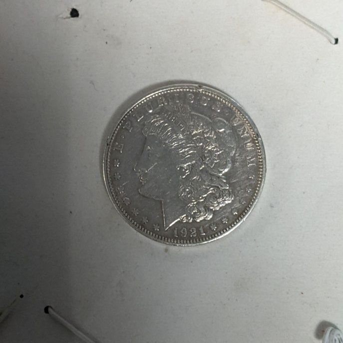 1921 Morgan Silver Dollar Coin Excellent Condition