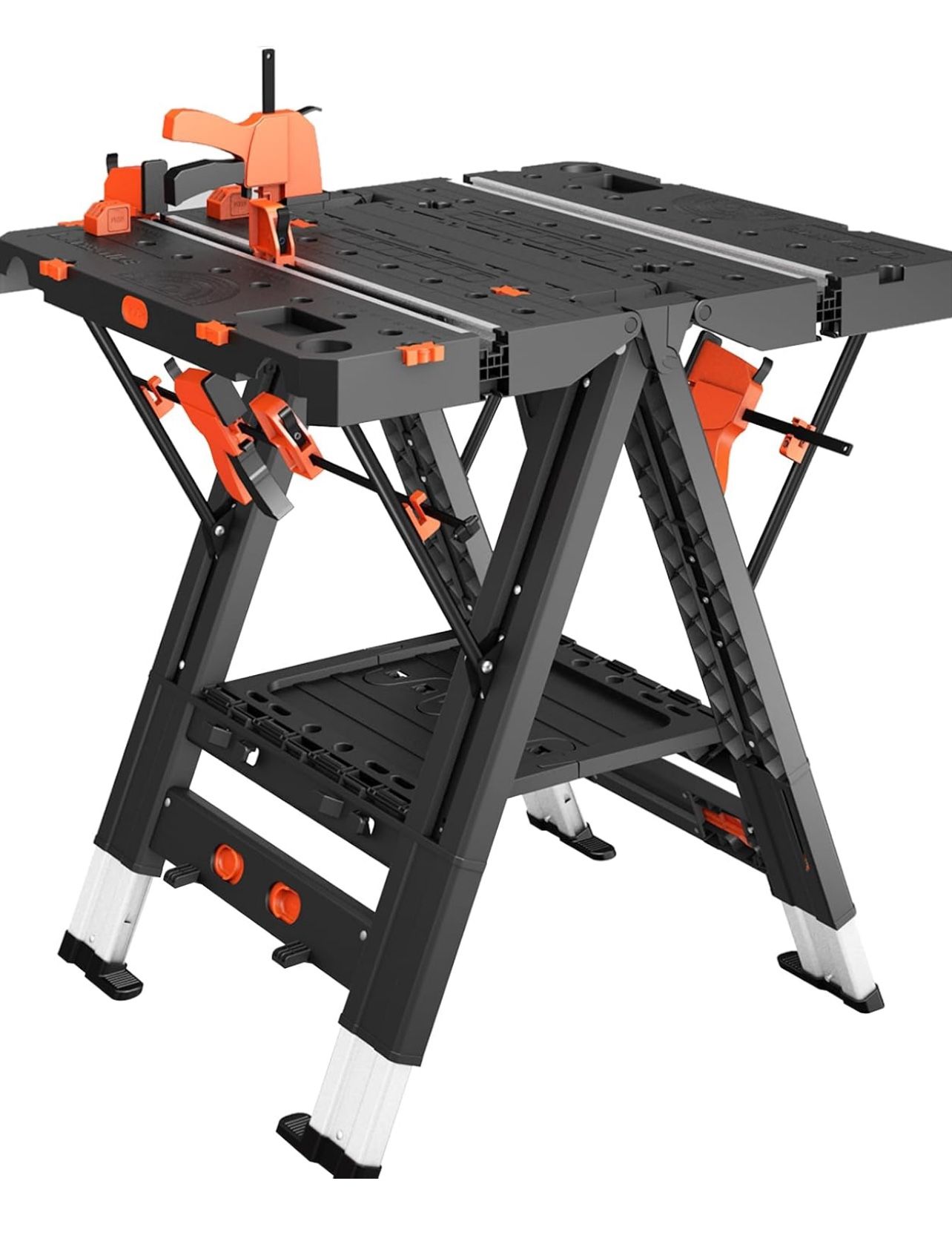 360 Folding Workbench,2 in 1 Waterproof Portable Folding Work Table,31