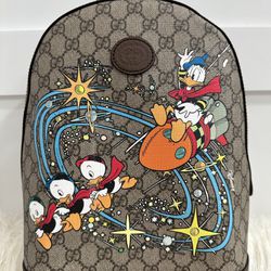 Gucci Donald Duck Disney Backpack Authentic 