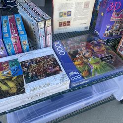 Vintage Games Puzzles Brand New Yard $ale 