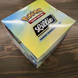 POKEMON LILLIE PREMIUM TOURNAMENT COLLECTION 4 BOX DISPLAY