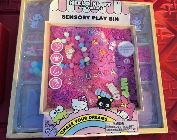 New Hello Kitty Sensory Play Bin