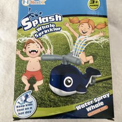 Whale Water Sprinkler Sprayer Toy New 